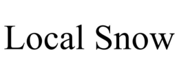 local snow