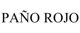 paÑo rojo