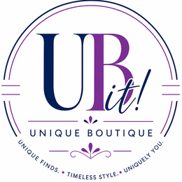 ubit! unique boutique unique finds. · timeless style. · uniquely you.