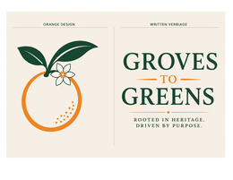 groves to greens rooted in heritage. driven by purpose.