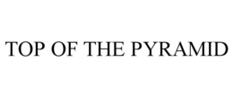 top of the pyramid