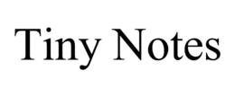tiny notes