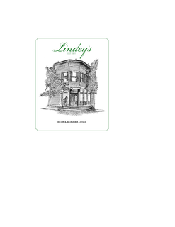 lindey's est. 1981 beck & mohawk cuvee