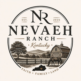 est. nr 2026 nevaeh ranch kentucky faith · family · land