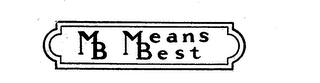 mb means best