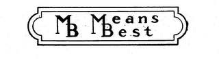 mb means best