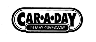 car-a-day in may giveaway