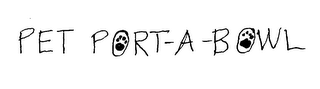 pet port-a-bowl