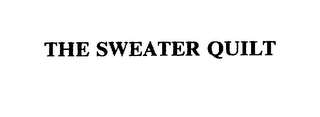 the sweater quilt