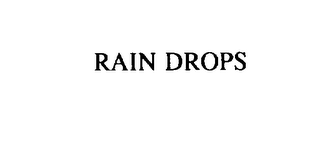 rain drops