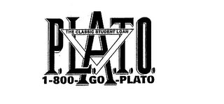 p.l.a.t.o. the classic student loan 1-800-go-plato