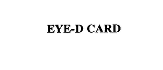 eye-d card