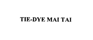tie-dye mai tai