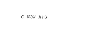 c now aps