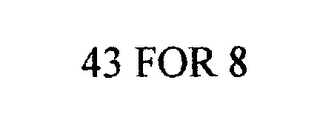 43 for 8