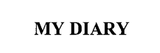 my diary