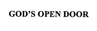 god's open door
