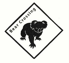 bear crossing