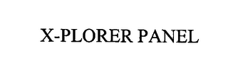 x-plorer panel