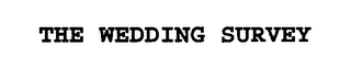 the wedding survey