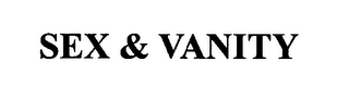 sex & vanity