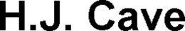 h.j. cave