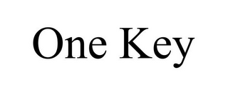 one key
