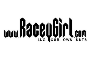 www.raceygirl.com lug our own nuts