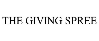 the giving spree