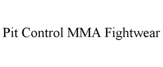 pit control mma fightwear