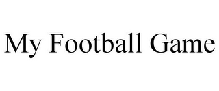 my football game