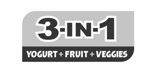 3-in-1 yogurt + fruit + veggies