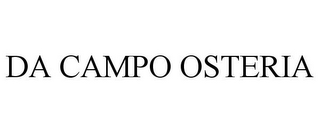 da campo osteria