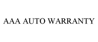 aaa auto warranty