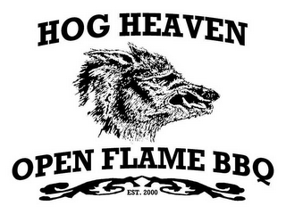 hog heaven open flame bbq est. 2000