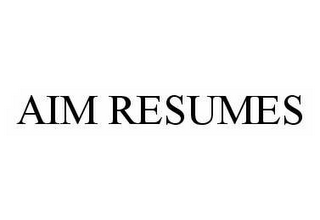 aim resumes