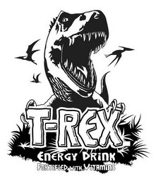 t-rex energy drink fortified with vitamins