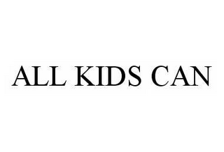 all kids can
