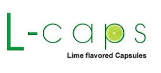 l-caps lime flavored capsules