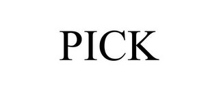 pick