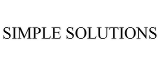simple solutions
