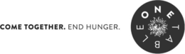 come together. end hunger. one table