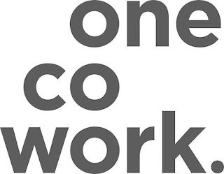 one co work.