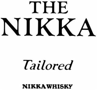 the nikka tailored nikka whisky