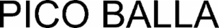 pico balla