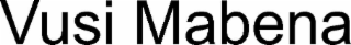 vusi mabena