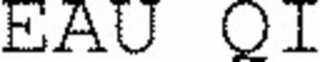 eau qi