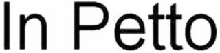 in petto