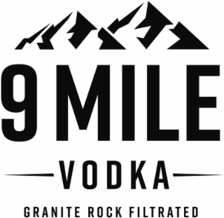 9 mile vodka granite rock filtrated