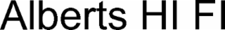 alberts hi fi